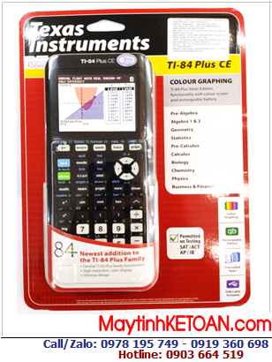 Ti-84 Plus CE, Máy tính khoa học lập trình vẽ đồ thị Texas Instruments Ti-84 Plus CE dành cho Học Sinh-Sinh viên-Giáo viên| CÒN HÀNG